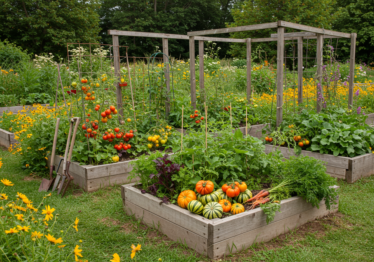 Assorted heirloom seeds in bowls