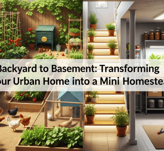 Backyard to Basement: Transforming Your Urban Home into a Mini Homestead