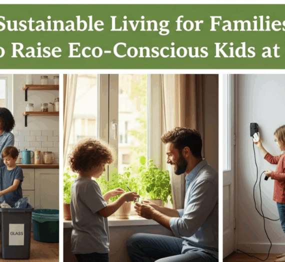 Sustainable Living for Families: How to Raise Eco-Conscious Kids at Home