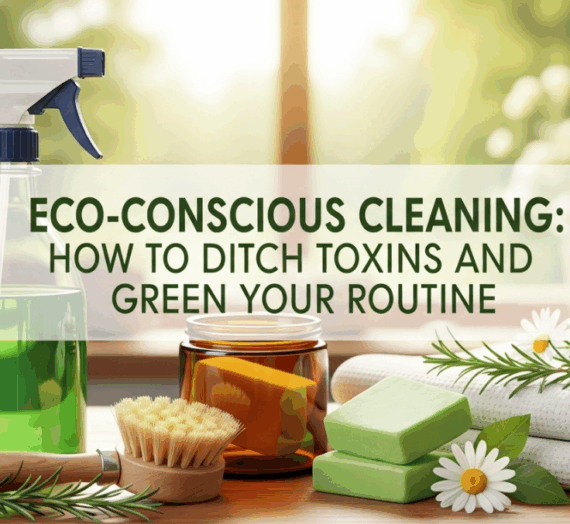 Eco-Conscious Cleaning: How to Ditch Toxins and Green Your Routine