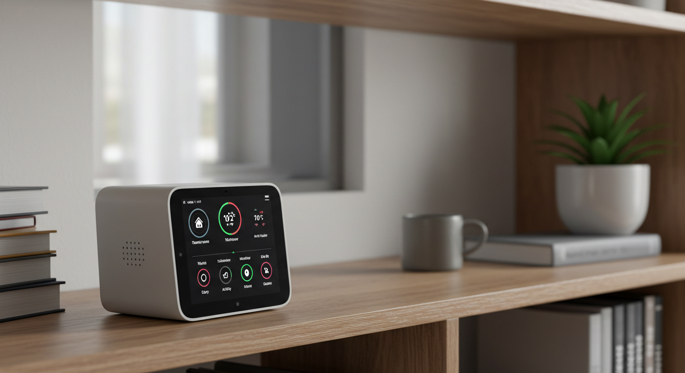 Smart home device monitoring indoor environment